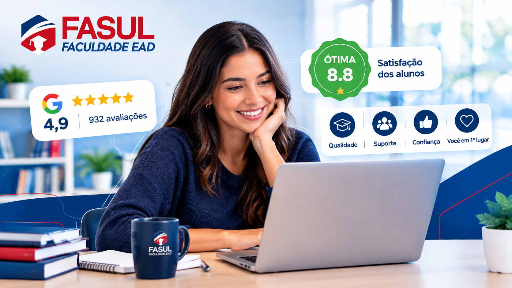 Reconhecimento e Qualidade: Por que a Faculdade FASUL Educacional é Destaque no Google e Reclame Aqui