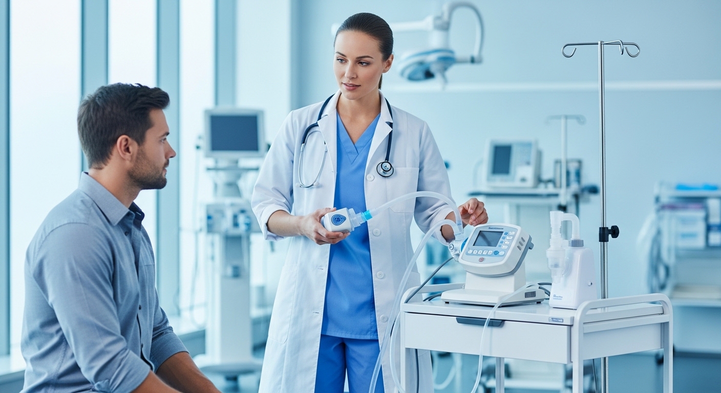 Imagem de destaque do curso Fisioterapia Respiratória e Cardiovascular