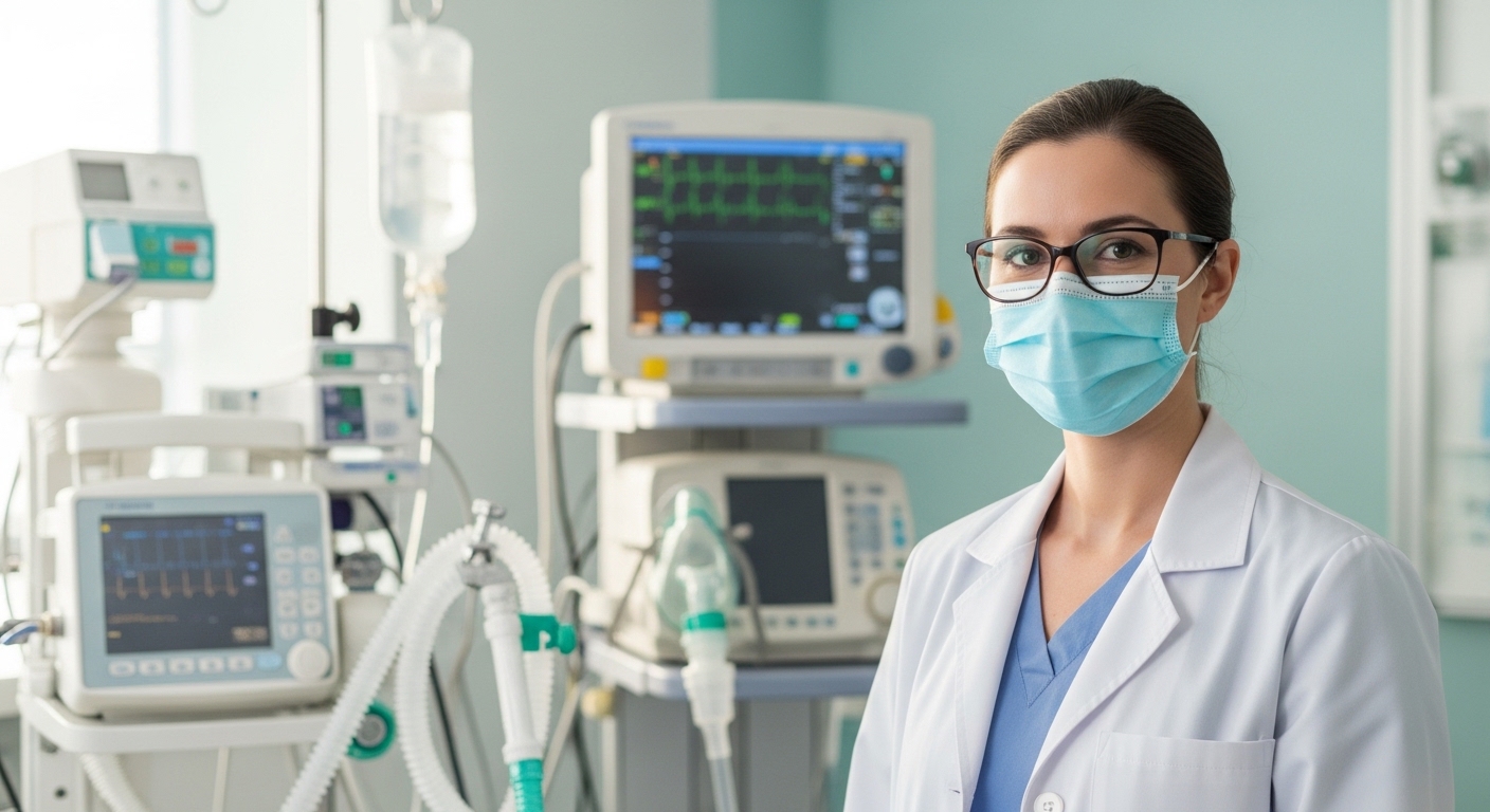 Imagem de destaque do curso Enfermagem em Emergências Respiratórias