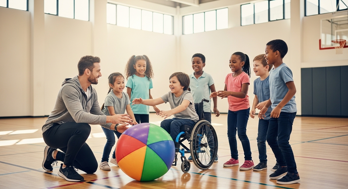 Imagem de destaque do curso Educação Física Escolar com Ênfase na Inclusão