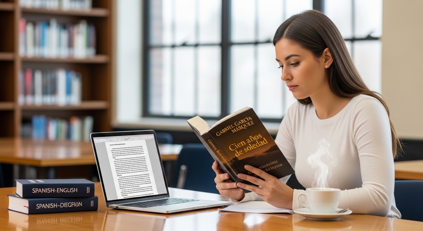 Imagem de destaque do curso Compreensão de Textos e Tradução da Língua Espanhola